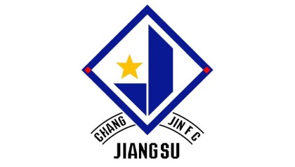 江苏常晋队徽：核心元素为字母“J”，是“江与晋”的首字母