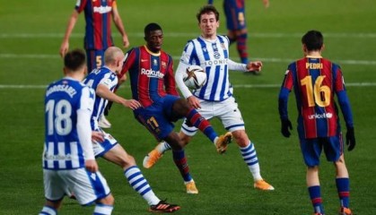 Kaiyun Sports-开云体育-登贝莱、阿劳霍、德容...现在的巴萨能打硬仗了